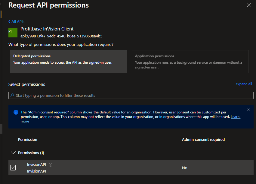 Profitbase-InVision-Designer-API
