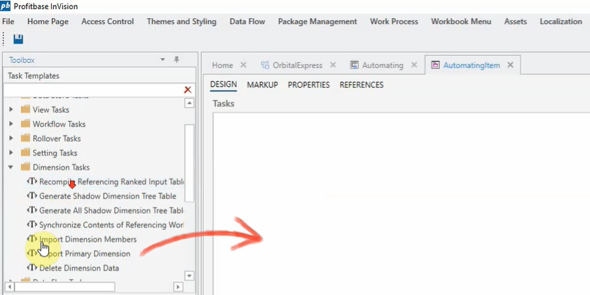 How to Automate Import of the Primary Dimension | Profitbase Docs